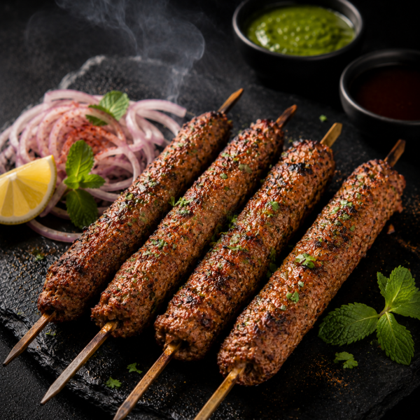 Mugal Lamb Seekh Kebab