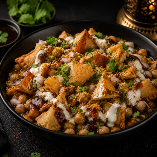 Samosa Chana Chaat