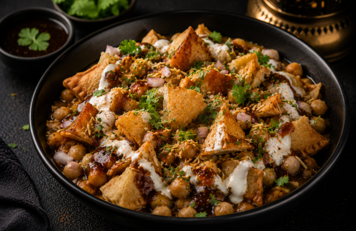 Samosa Chana Chaat