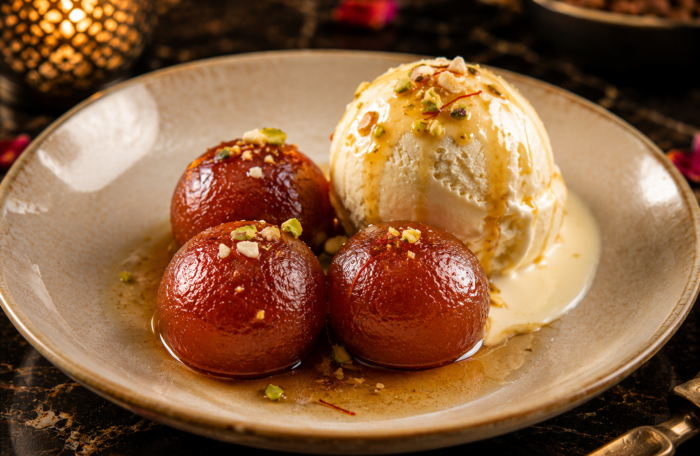 Gulab Jamun Ice Cream